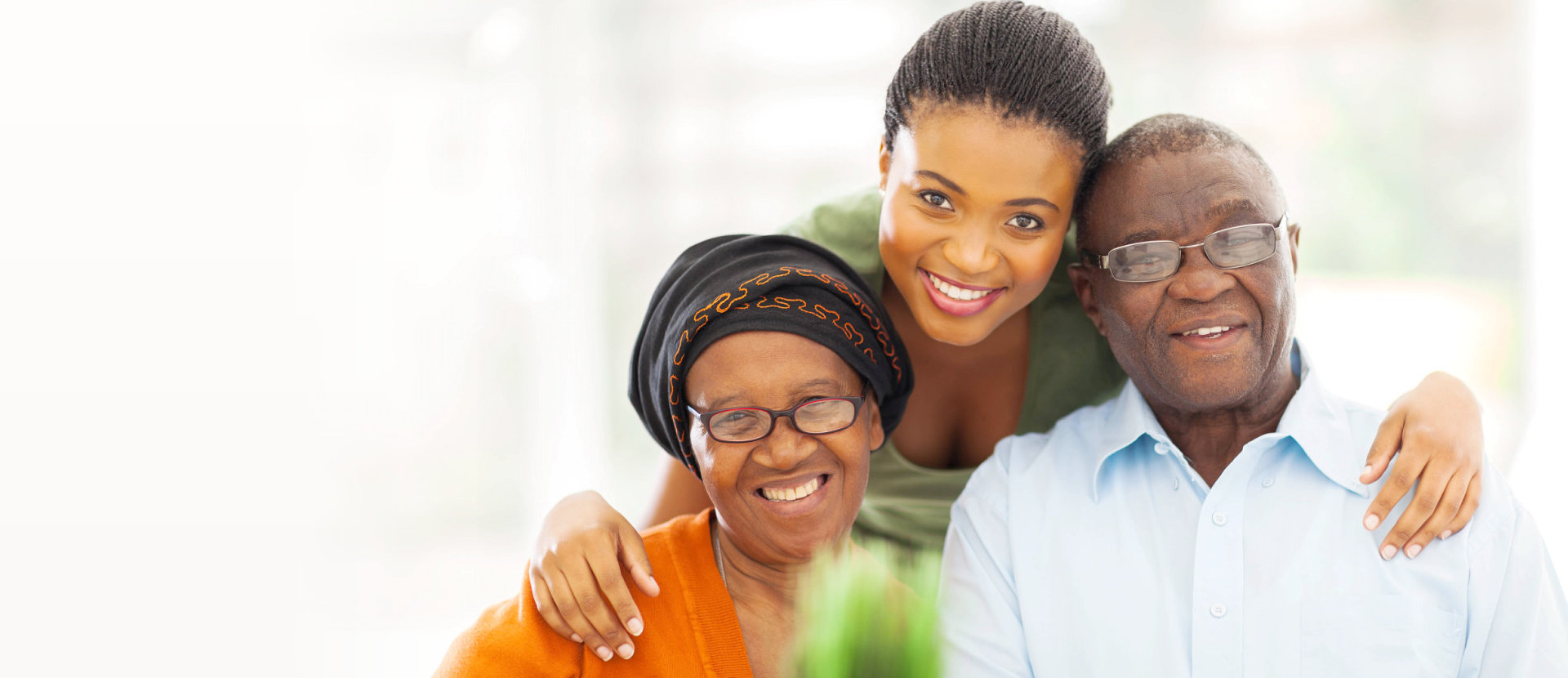 two old couples and caretaker